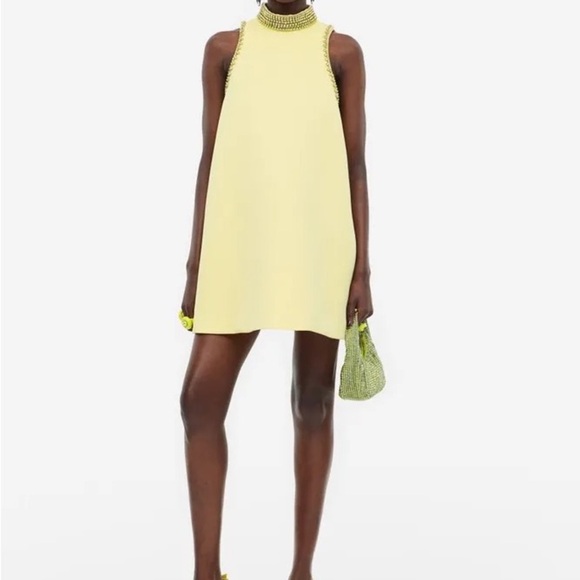 NWOT Rhinestone-embellished A-line Dress H&M - Picture 5 of 7